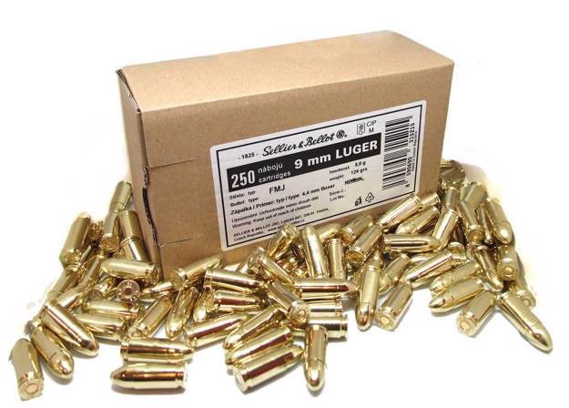 9mm Luger - 5,70 Kč/ks