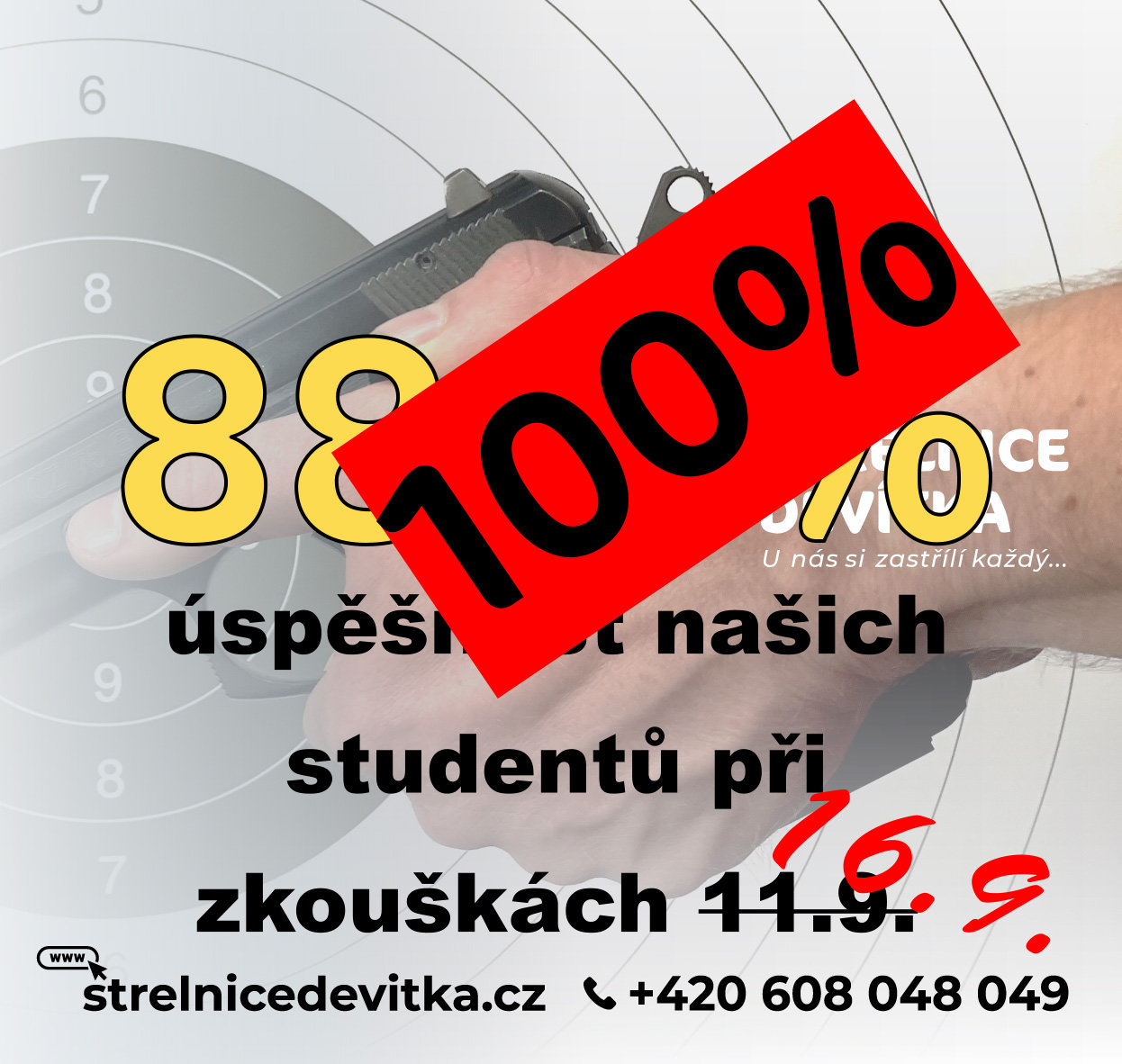 GRATULUJEME VŠEM, KDO I 16.9. ZÍSKALI ZBROJNÍ PRŮKAZ